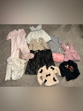 Matching Sets of toddler clothes 12 months nicole miller 
Carter’s pants dress